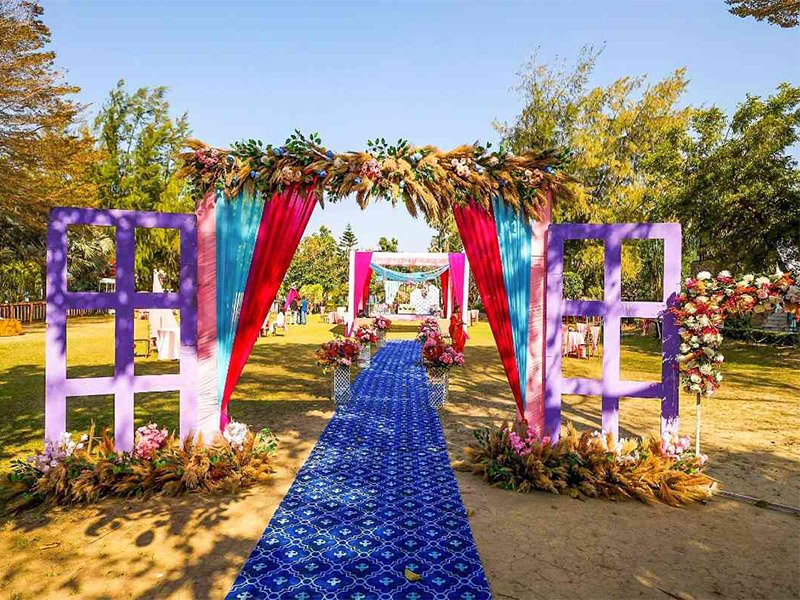Bridal Walkway Flower Path