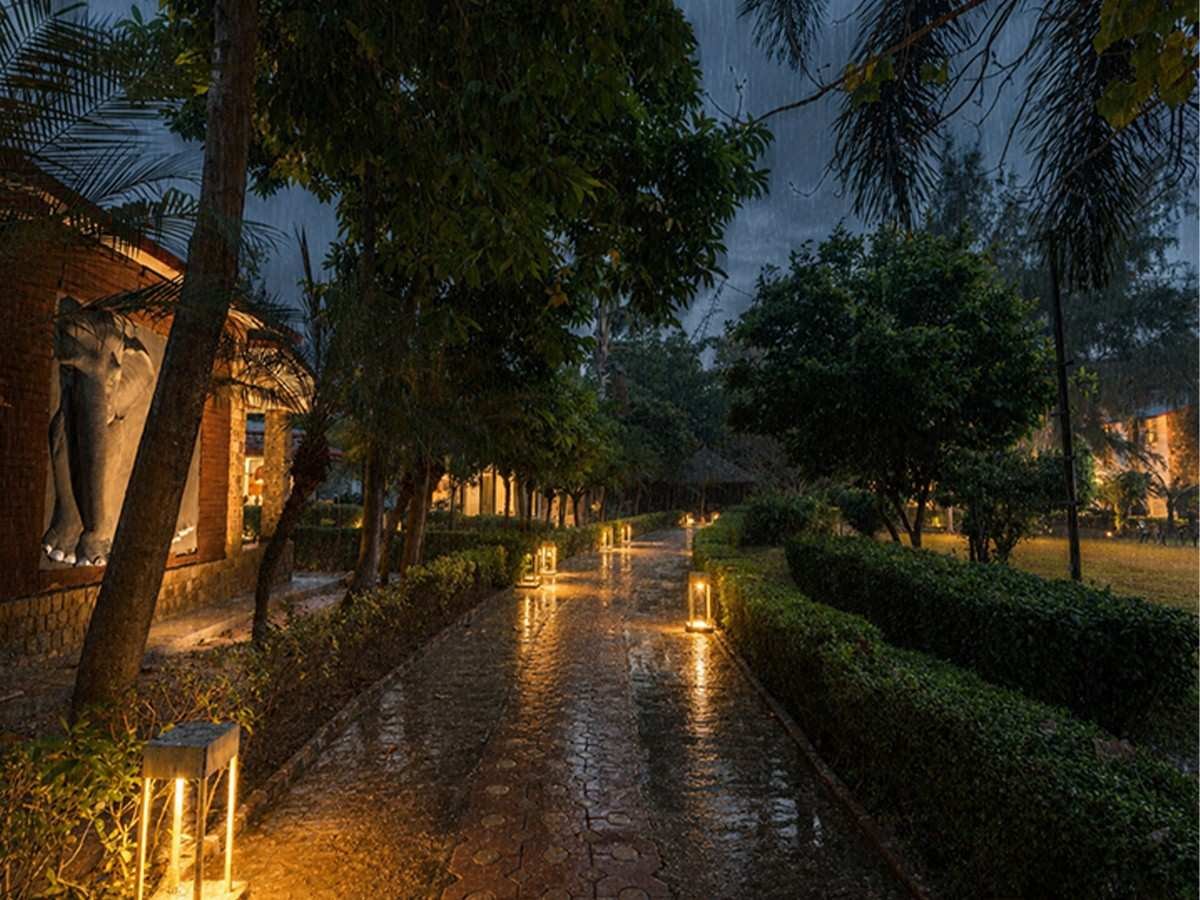 Lush Greenery And Scenic Monsoon Views