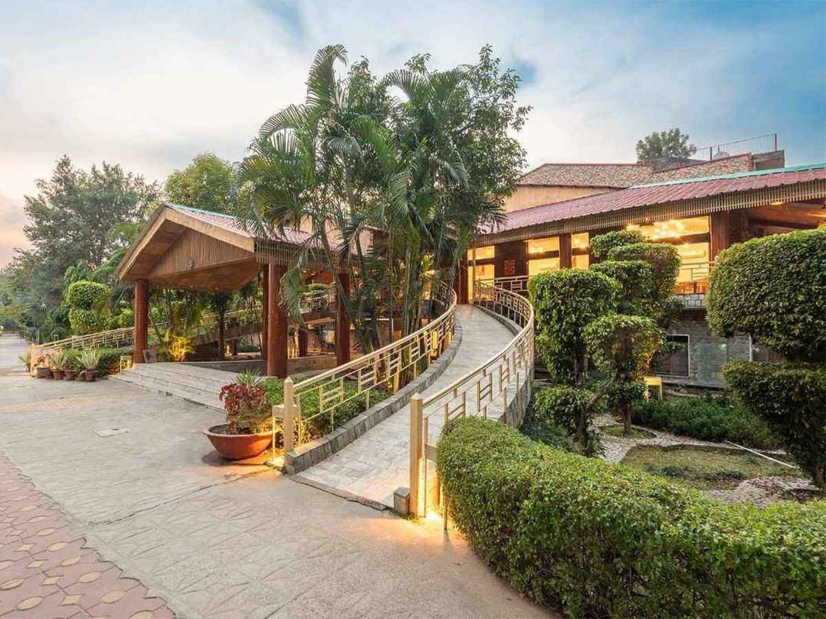 Resort Entrance Evening View